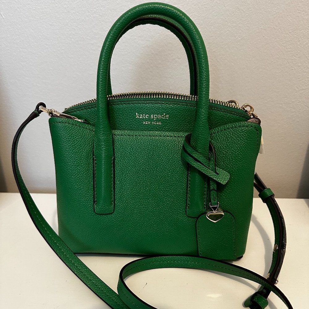 Kate Spade Green purse Margaux mini satchel